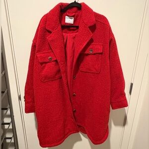 Old Navy Oversized Textured Shacket Coat - NWT
